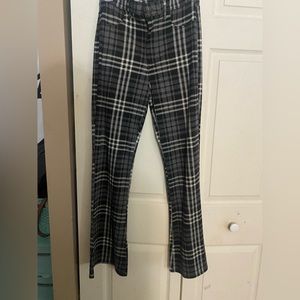 Flare plaid pants! (SO SOFT)